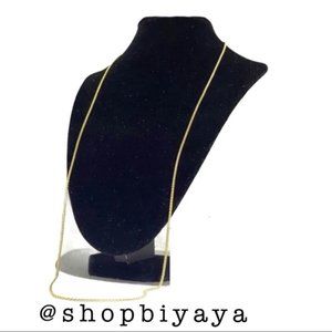 Primavera Italy Danecraft 24K Gold Over 925 SS Sterling Silver Chain Necklace Mo